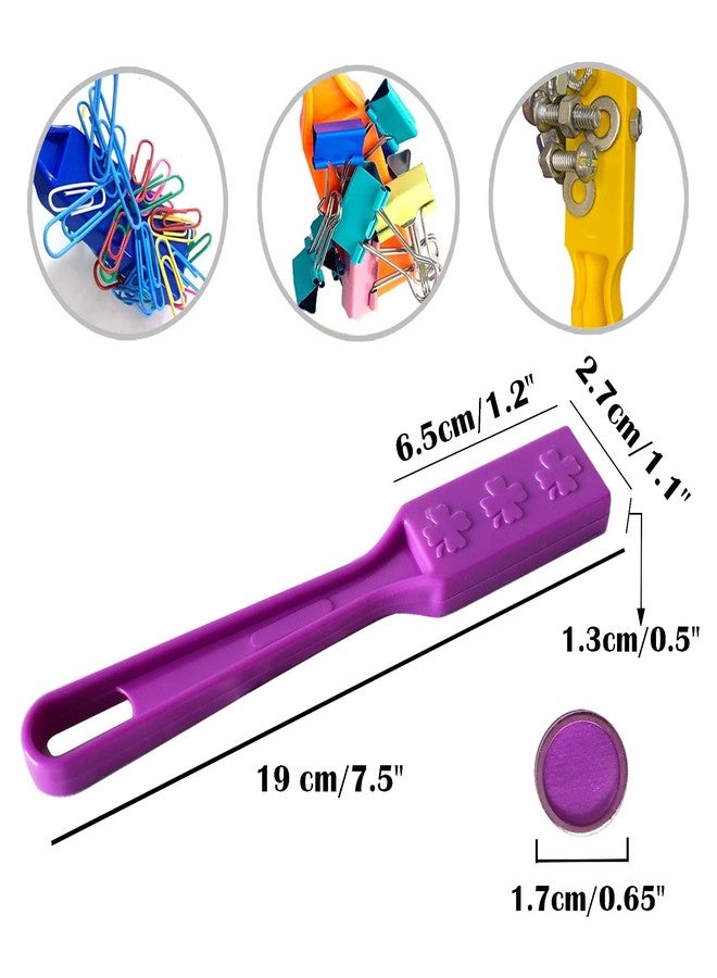 Yuanhe Magnetic Bingo Chips Set - 5 Colors Magnetic Wands with 500 Metal Chips for Counting and Sorting, Educational Activities - Image 3